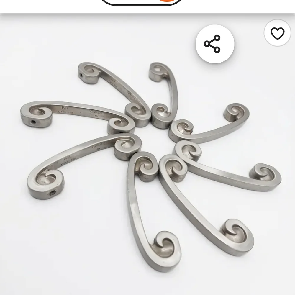 Elegant Silver Furniture Decor Hooks